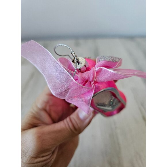 Katherine's collection glass ballet pink slippers rhinestone dancer unique beade - Picture 9 of 9